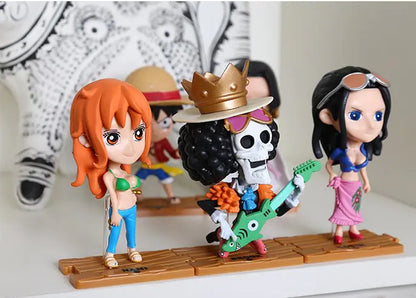 One Piece Full Set of 10 Characters Figurines