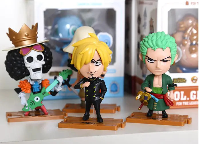 One Piece Full Set of 10 Characters Figurines