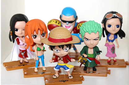 One Piece Full Set of 10 Characters Figurines
