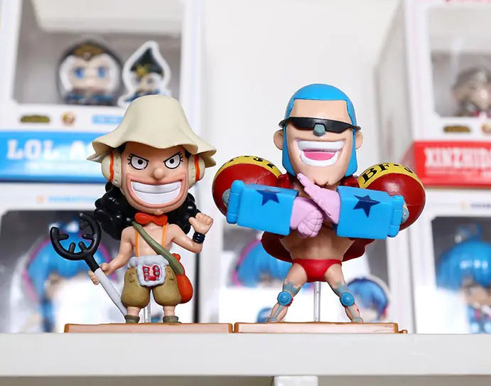 One Piece Full Set of 10 Characters Figurines